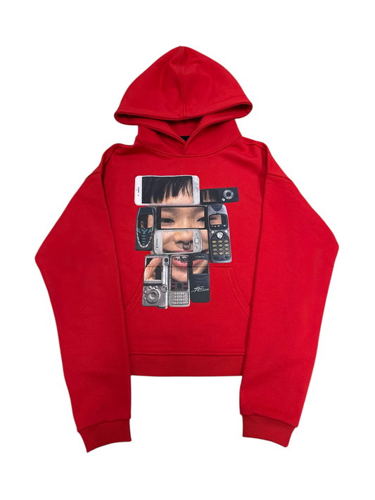 mobile hoodie red