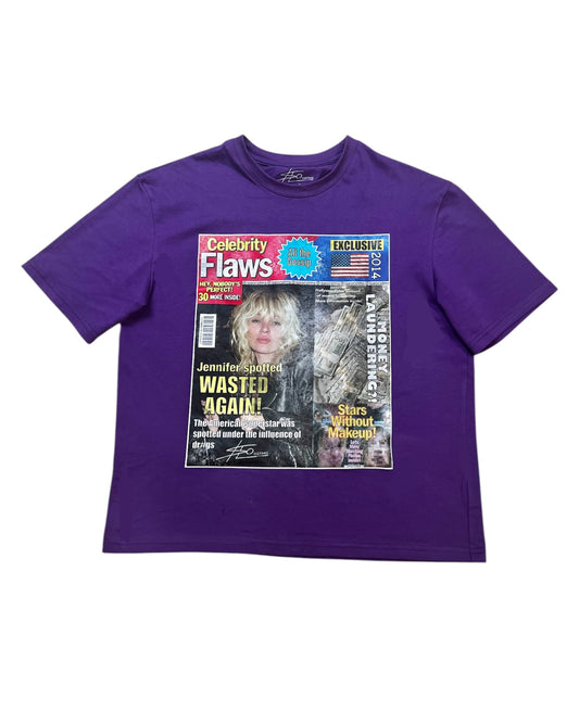 Flaws t-shirt purple