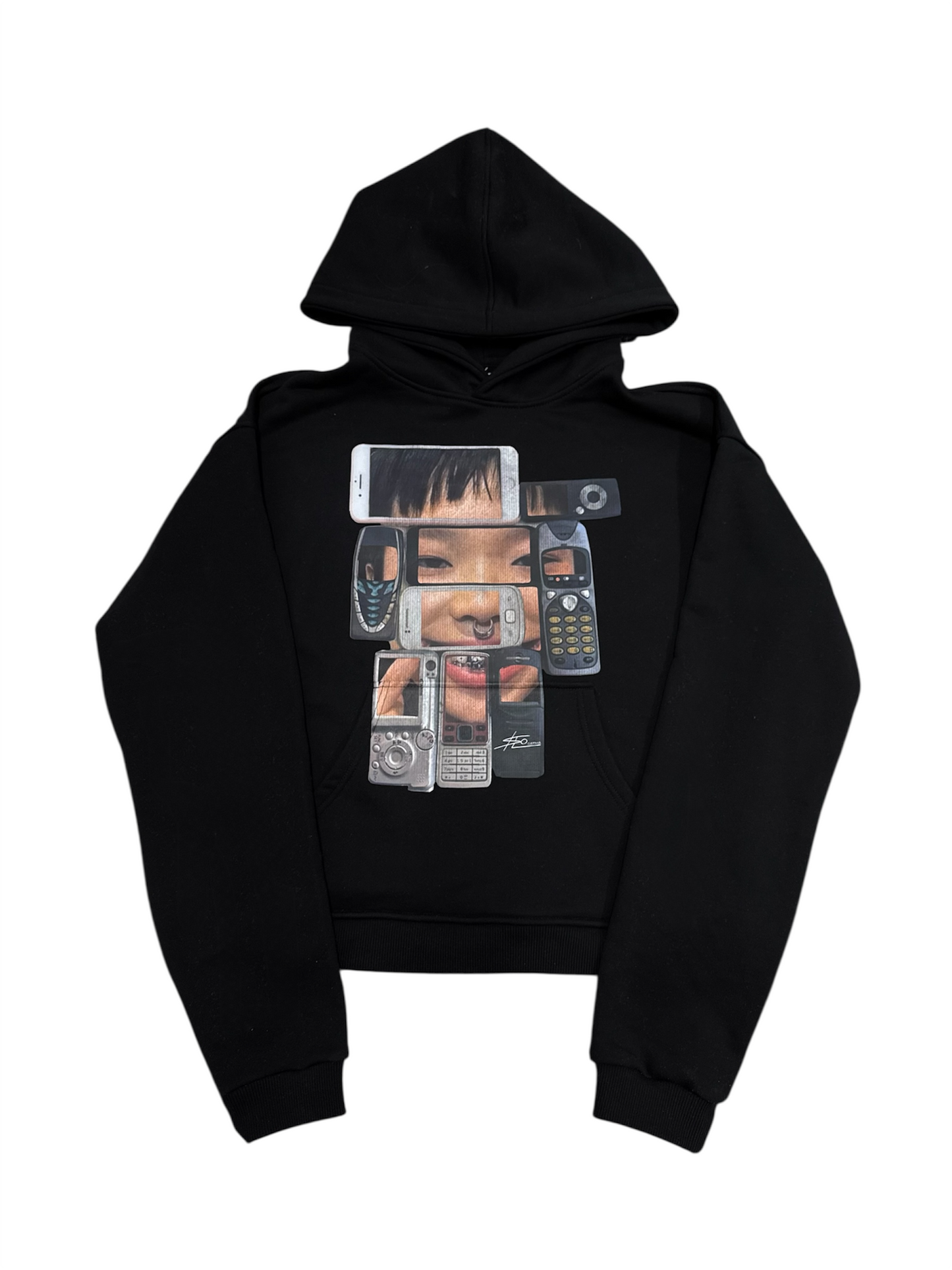 mobile hoodie black